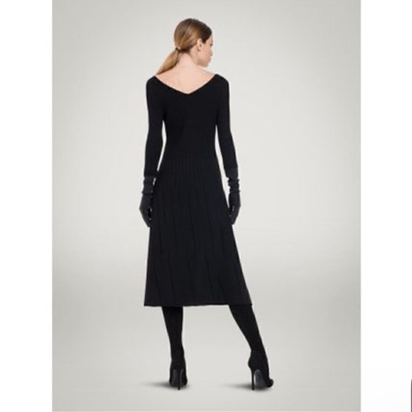 Wolford V Neck Wool Midi - Picture 3 of 8
